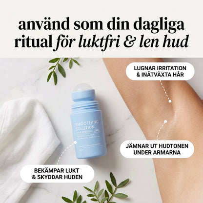CLOUDE Douce - Lukt. Inväxta hårstrån. Mörka fläckar. Borta.